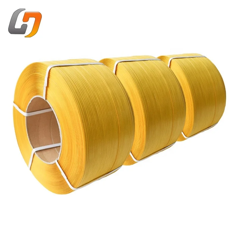 High Tension Yellow PP Strapping band Plastic PP Banding  Strap Polypropylene Strap