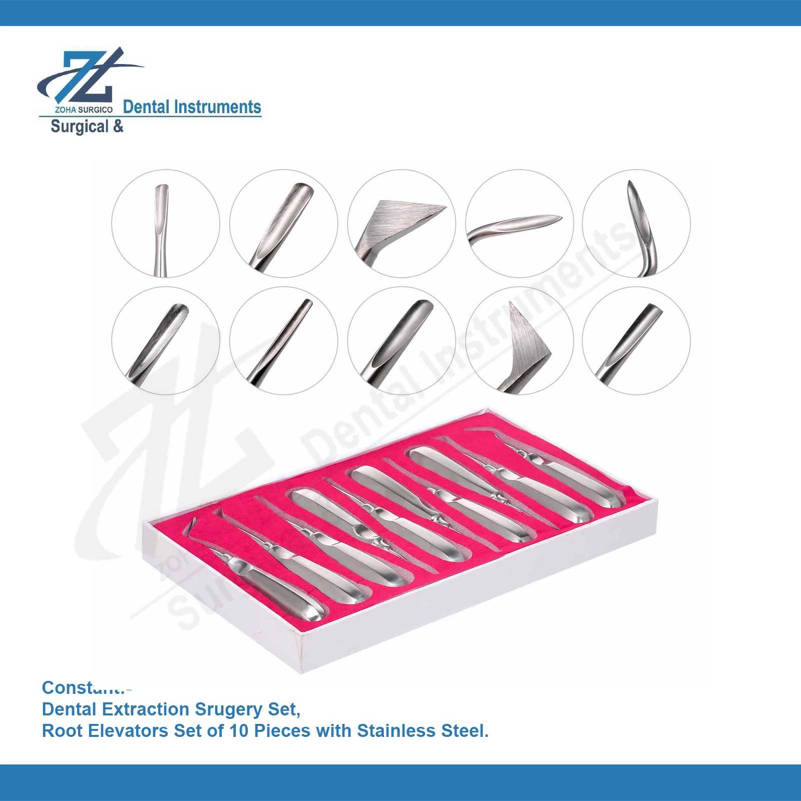 Набор из 10 корневых лифтов