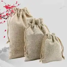 Jute Burlap Sand Bag and Hessian Drawstring Bag 100% Natural Eco & Weather Friendly Biodegradable from Bangladesh
