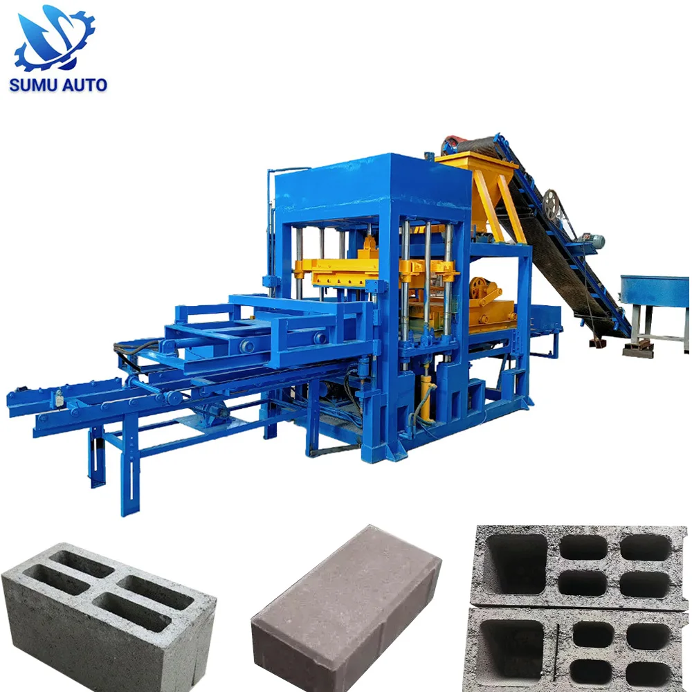 Qt4-15 Hydraulic Fully Automatic Concrete Hollow Block Cement Paver Making Machine In Jamaica Price