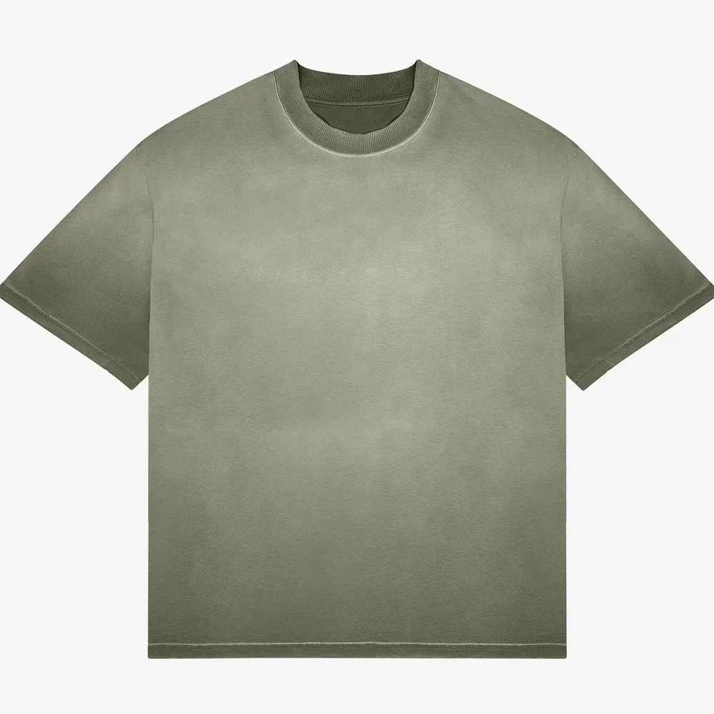 High Quality 2024 New Style  220 Gsm Heavy Weight 100% Cotton Over sized Acid Wash T Shirts Washed Over size T Shirt