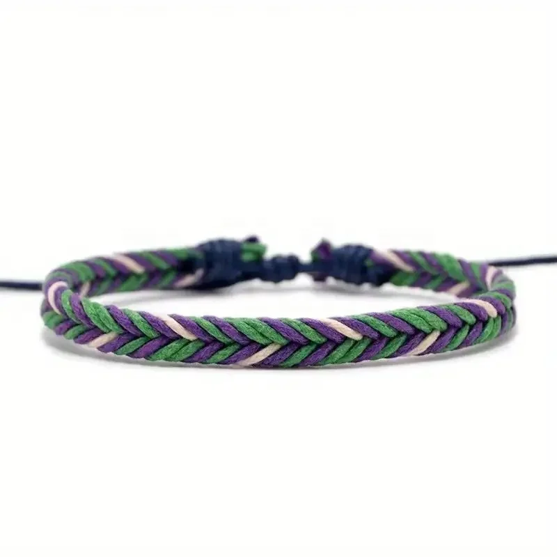 Oem Custom Design Friendship Bracelets Handmade Cheap Multi-colors String Rope High Street New Products Trending Fashion Cords