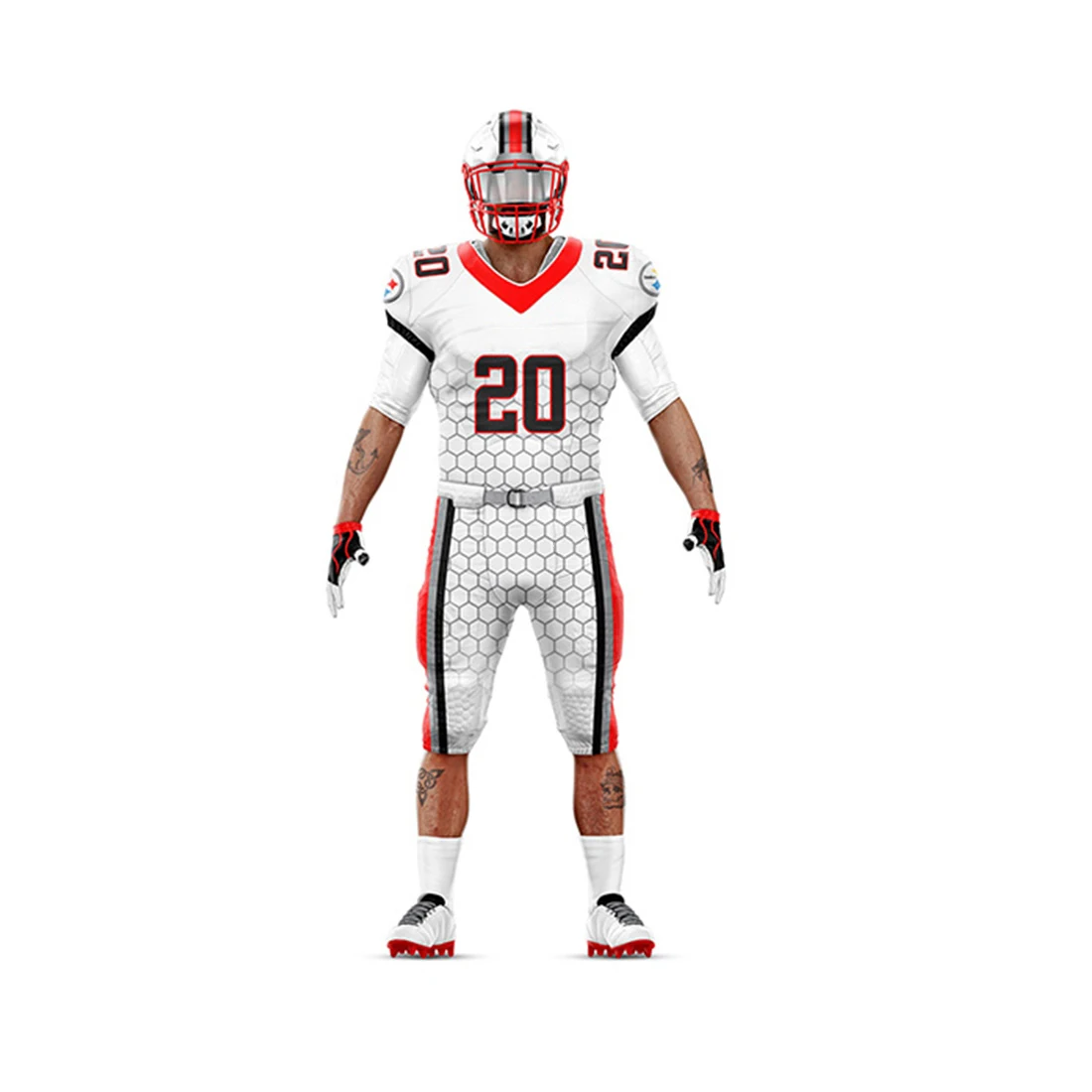 3D Sublimation Printing American Football Uniform Best Hot Selling Customized American Football Uniform