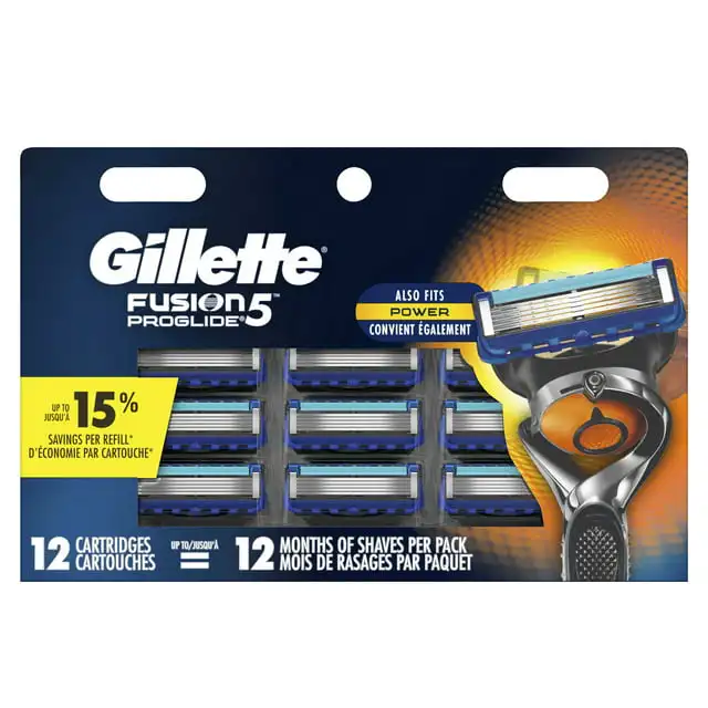 Gillette Proglide Men Razor Blades 12 Cartridges