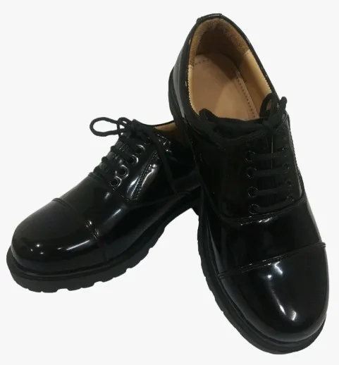 Mens Black Oxford Shoes Genuine Leather Light and Slip-On round Toe EVA Insole for Autumn Season