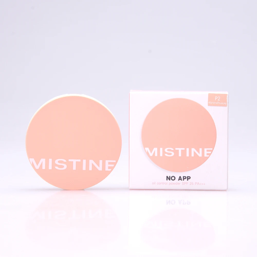 MISTINE NO APP OIL CONTROL POWDER SPF 25 PA+++ (UNIT) P2 10 G. THAI PRODUCT THAI COSMETIC