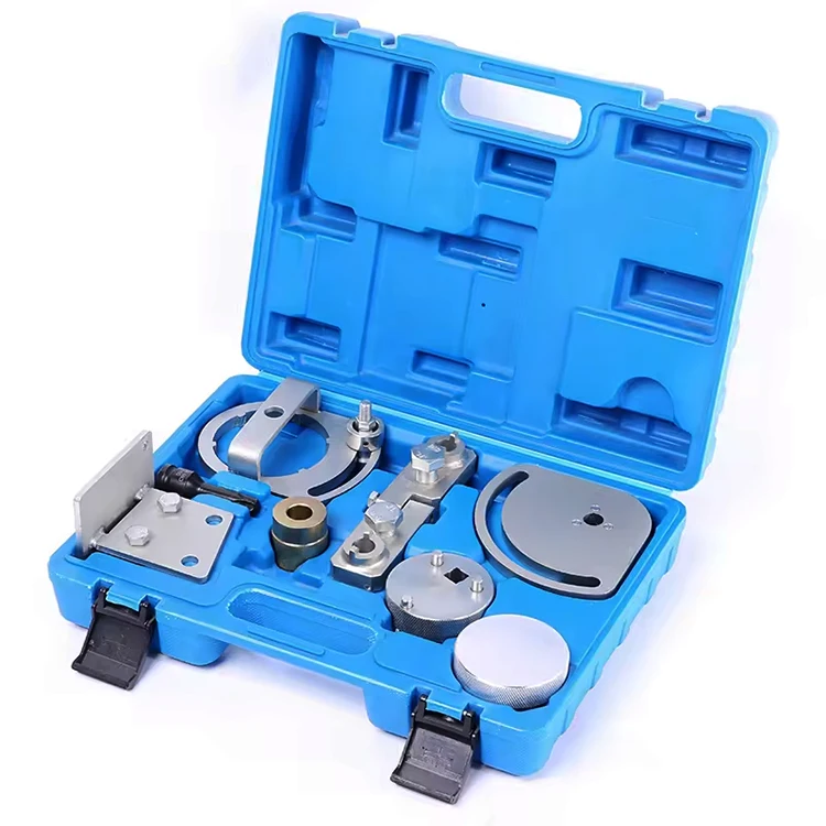 8 PCS Crankshaft Timing Belt Locking Tool Kit Compatible for Land Rover Freelander 2 3.2L 3.0T Volvo T6 3.0 3.2 Engine