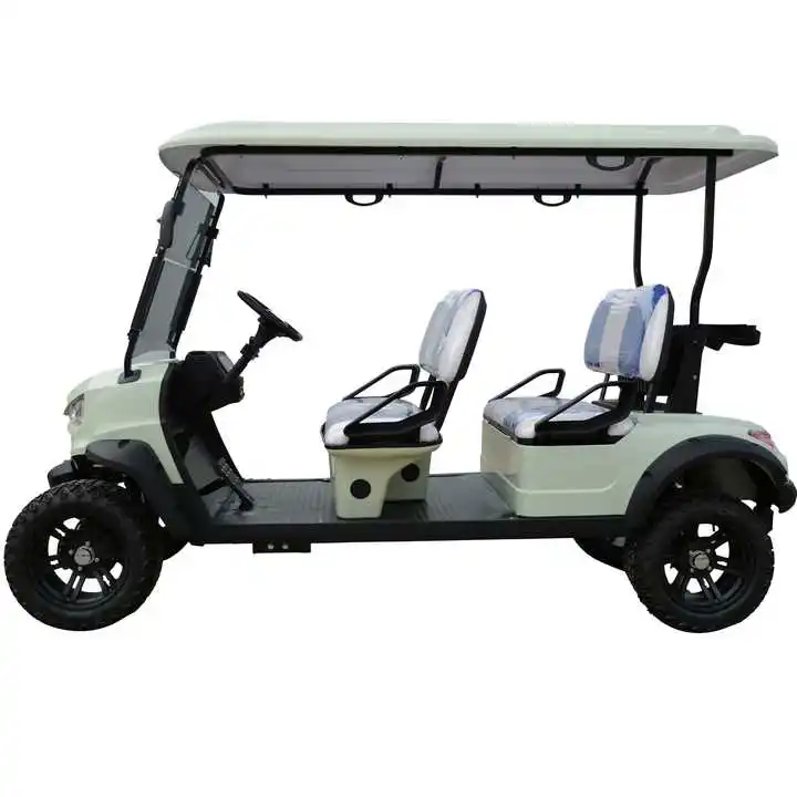 Tao Motor 2023 New Chinese 48V 4 wheel 4 Seater Golf Carts Electric Golf Kart