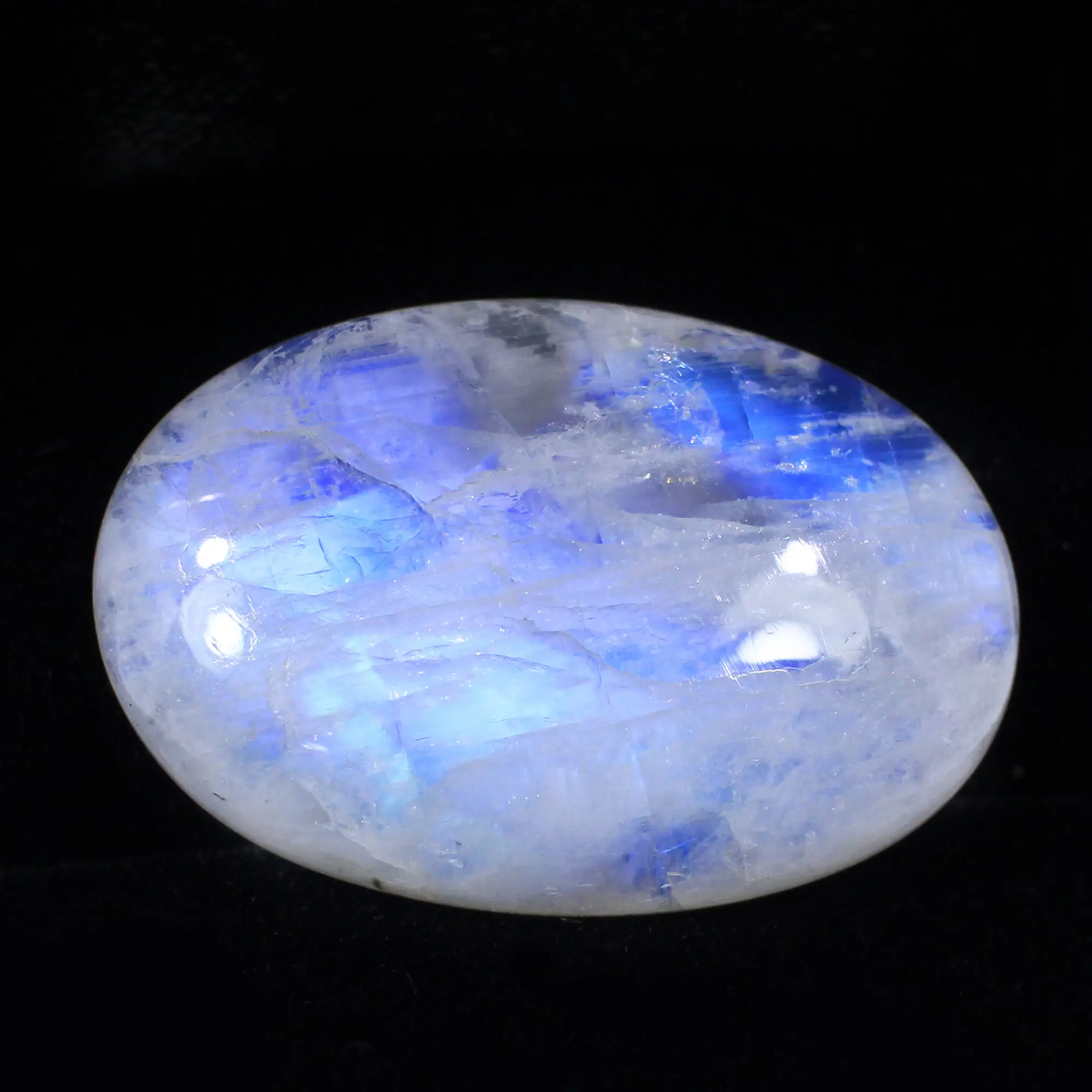 Rainbow Moon Stone Lot Round Cut Faceted Color Gemstone