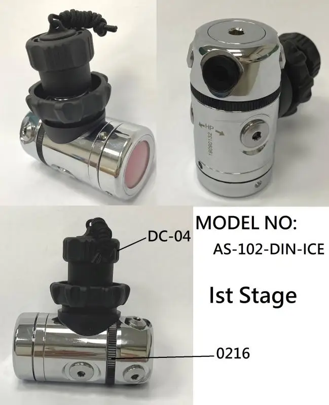 Premium Diving Accessory 1St Stage Regulator AS-102-DIN-ICE with Superior & reliable performance
