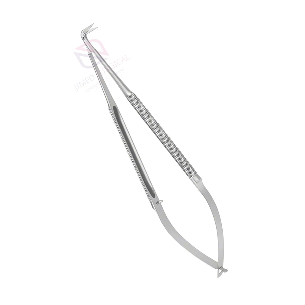 High Grade Micro Scissors Angled 90 Blade Length 10 mm Sharp Sharp 165 mm 6 12 Inch Neuro Instruments Micro Scissor
