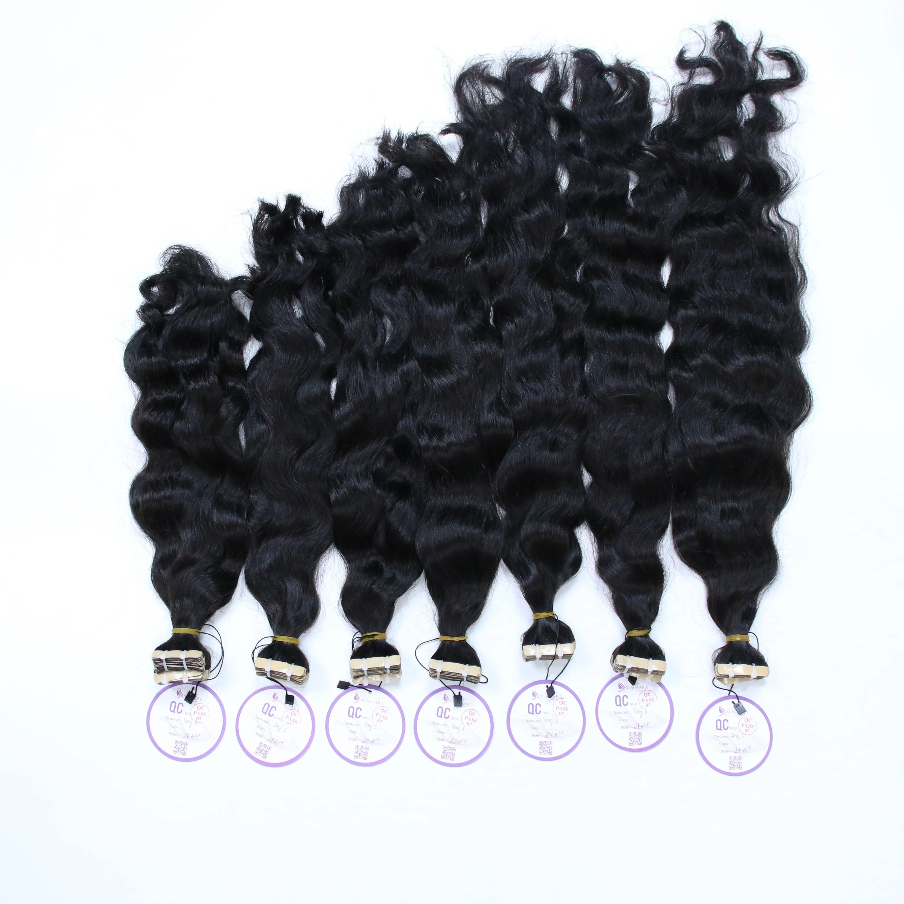 Best Selling Products In Dubai 100 Percent Cheap Invisible Adhesive Double Sided Vietnamese Tape Hair