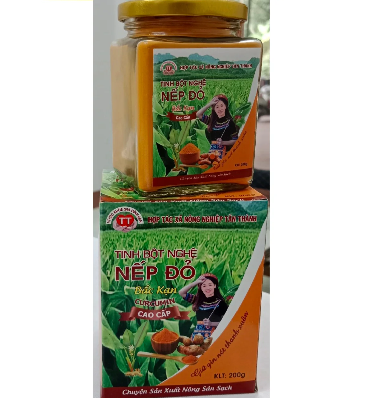 2023 Wholesale 200g Bottle Bac Kan Red Sticky Turmeric Starch/Turmeric Powder At Factory Price