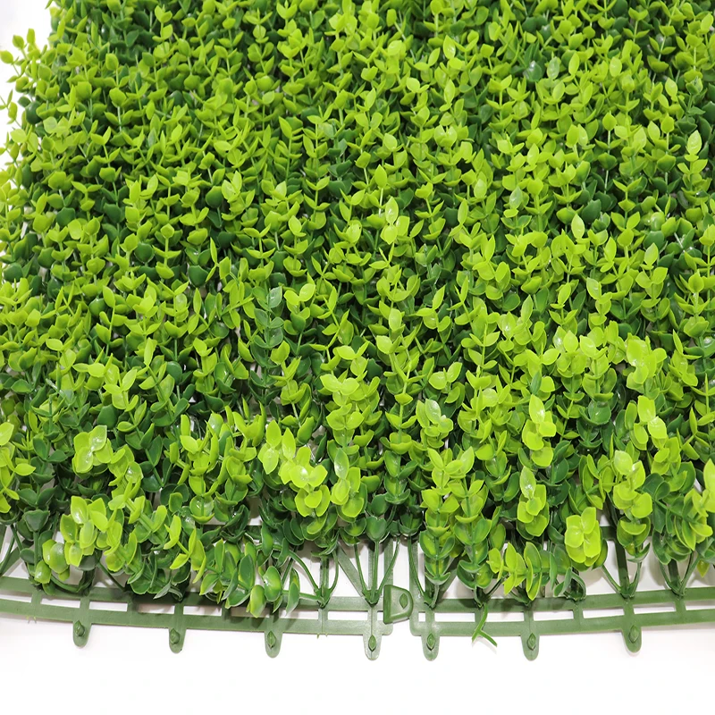 DOLA Outdoor Decor Plastic Backdrop Panel Hanging Faux Artificial Green Plant Leaves Artificial Plant Artificial Grass Wall