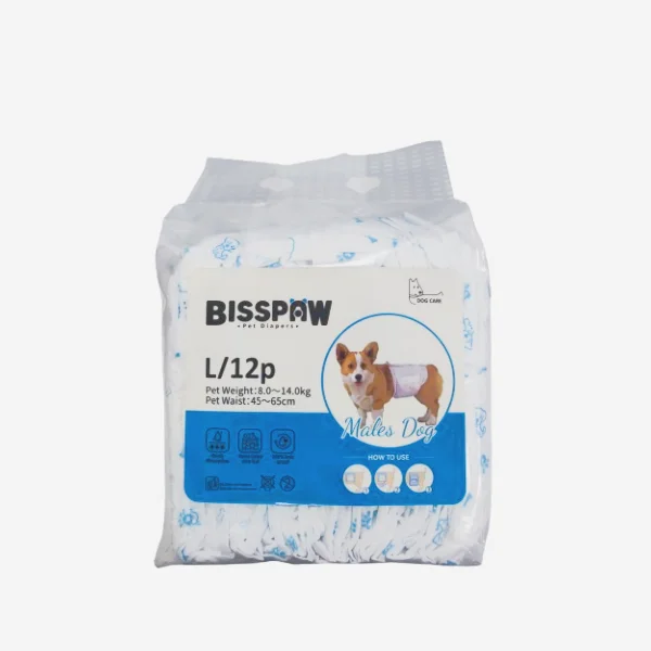 Pet Supplies Dog Diapers L Comfortable and Soft Material Breathable and Skin-friendly Multi-size Options More Intimate Pampering