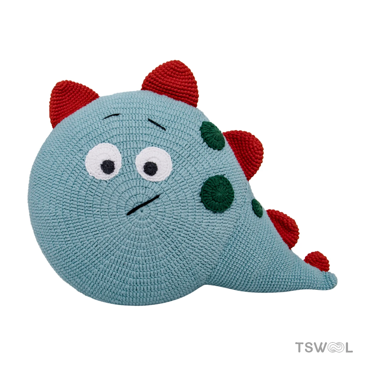 Super cute animal-shaped woolen pillow backrest decoration gift.
