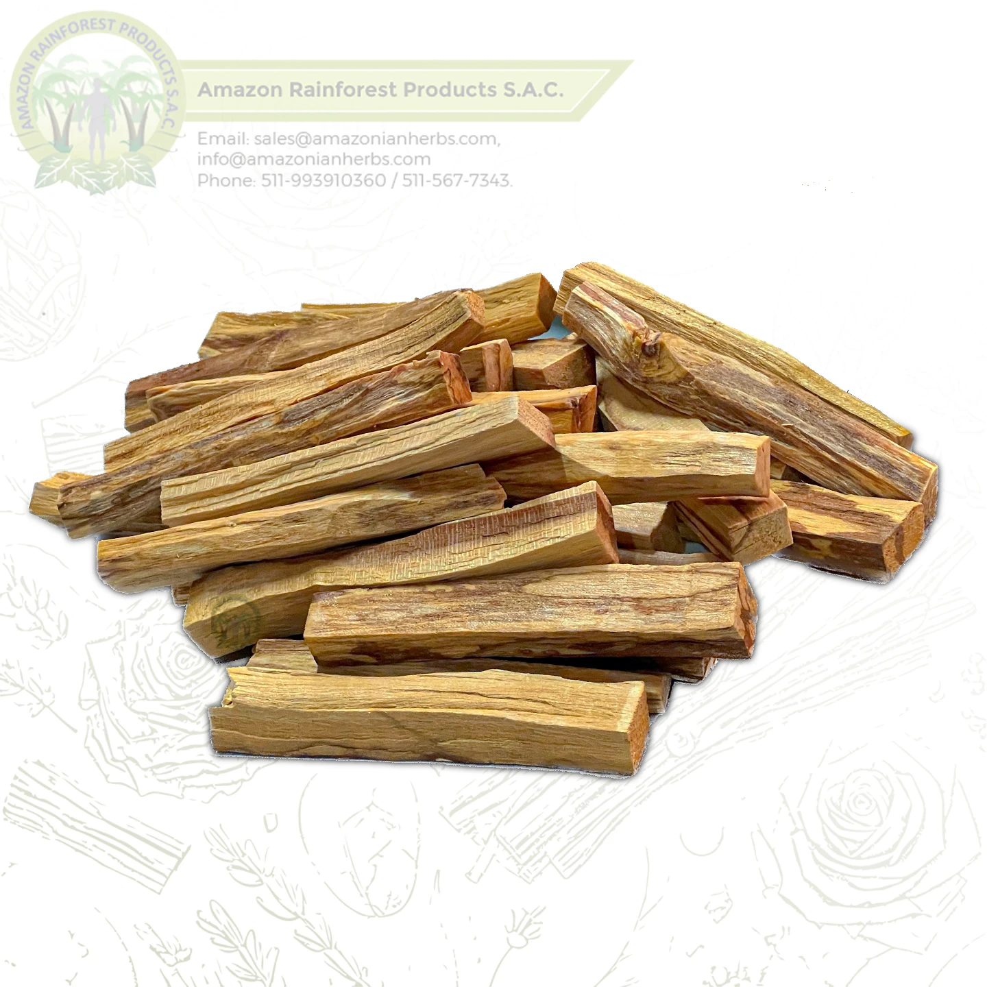 Bulk Bags. Premium Palo Santo Stick. Regular size. length:10cm; thickness: (1.5-2.0) cm/Eco-friendly and sustainable