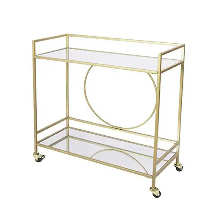 3 Tier Stainless Steel Utility Cart with Locking Wheel Trolley Utility Rolling Serving Catering Storage for Kitchen Restaurant