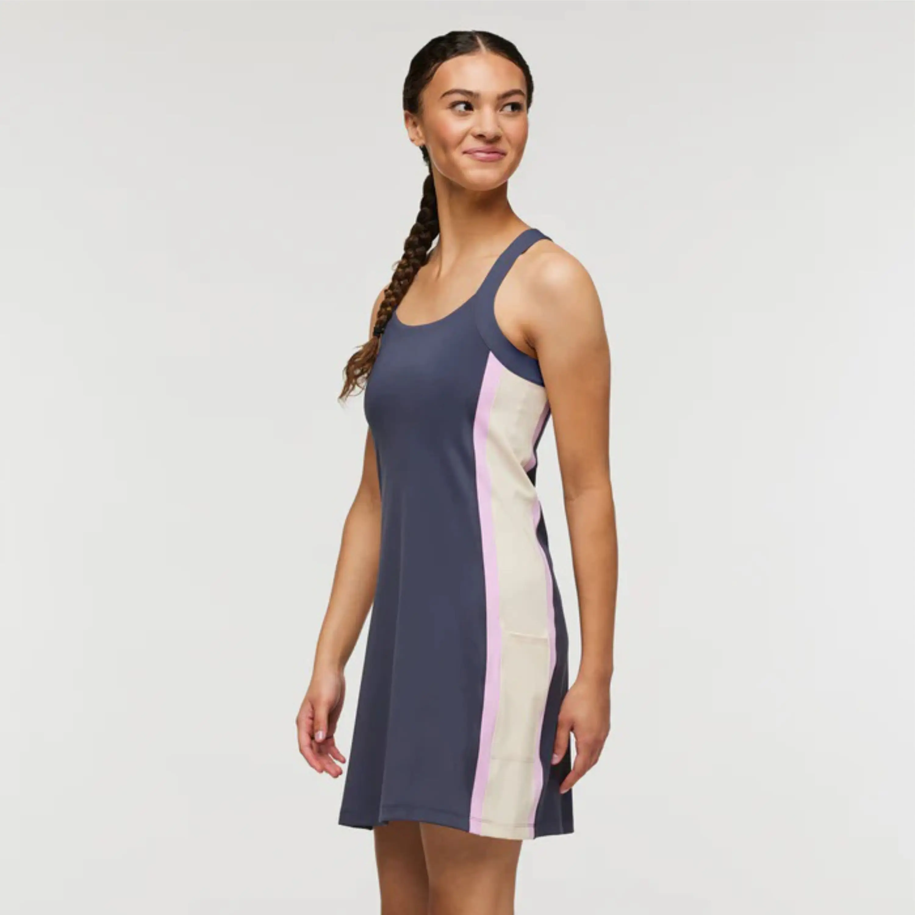 OEM Customize Women Sleeveless Athletic Dress - Racerback Stretch Fit for Sports and Leisure