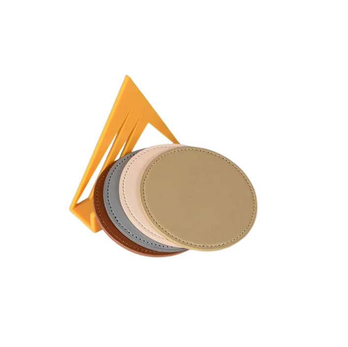 Premium Quality Leather Coaster Specially Design Most Demanding Low Price Use For Table Decor In Wedding Party Bar Restaurant