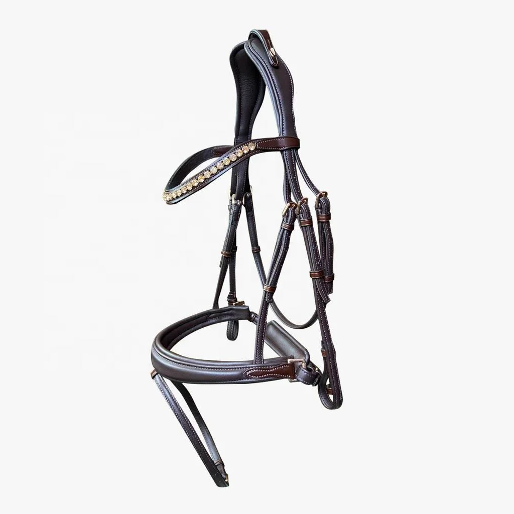 TOP QUALITY DD HIDE LEATHER HORSE ANATOMIC DIAMANTE BRIDLE EYE CATCHING CRYSTAL BROBAND BLING OEM AVAILABLE AT LOW PRICE