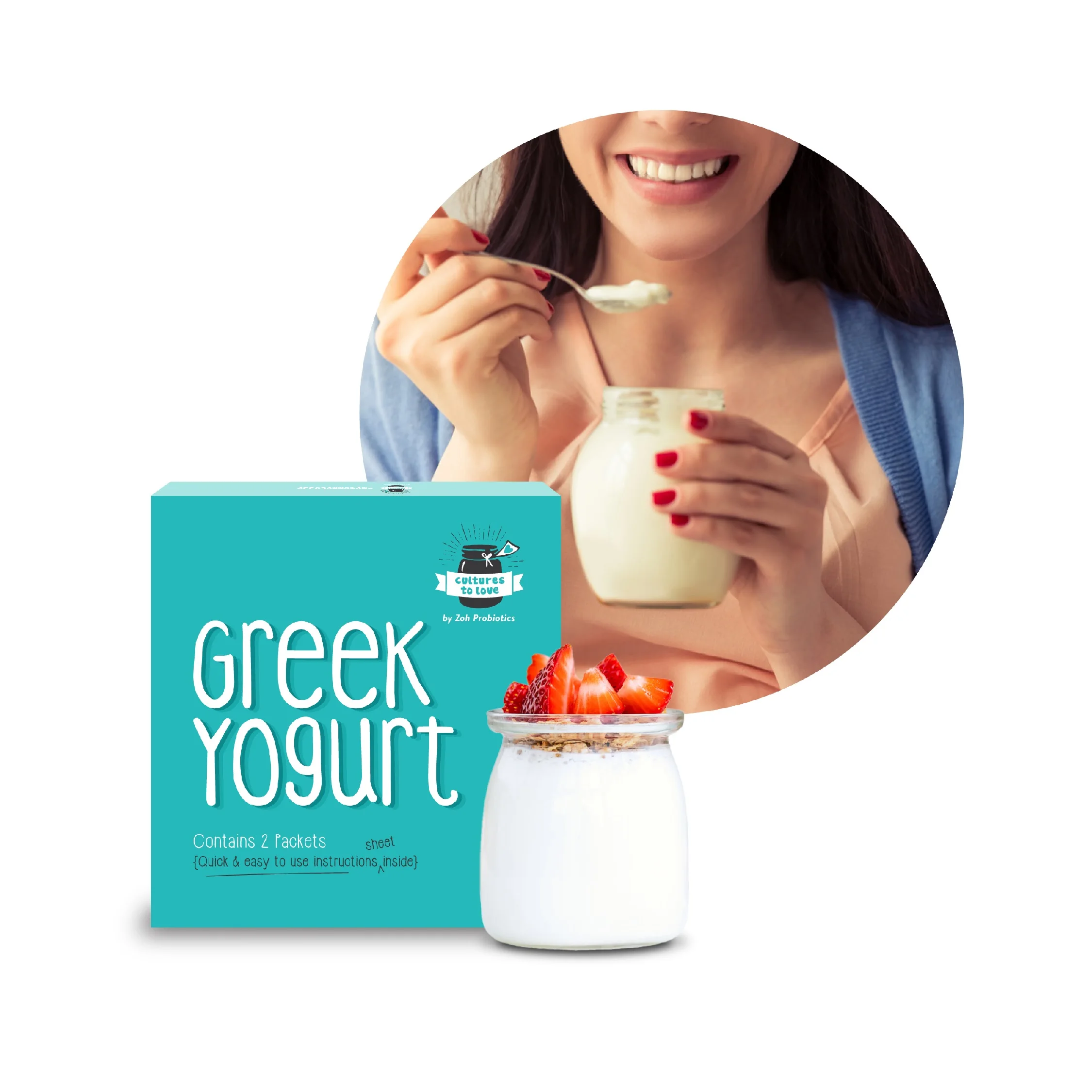 Best Selling Probiotic Starter Culture Greek Yogurt Freeze Dried Sugar Free at Wholesale Price from Indian Manufacturer