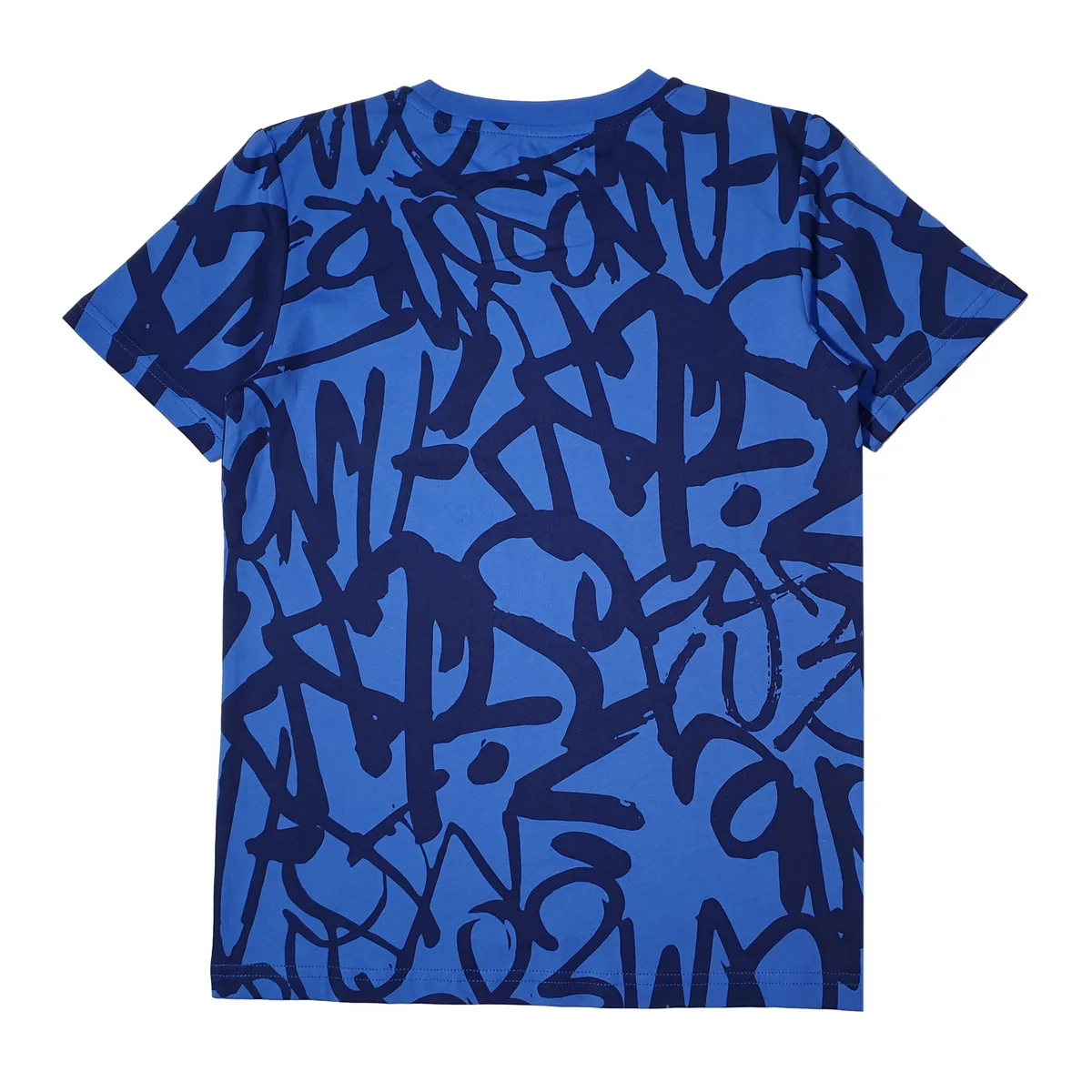 Casual style T-shirt for boys Clothes for children manufacturer prices 100% cotton Dark blue short sleeves