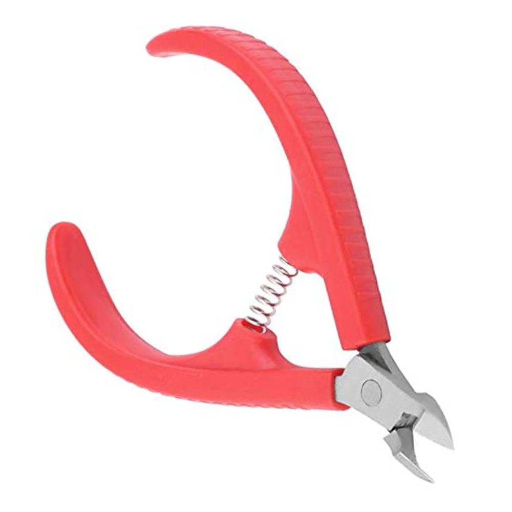 Plastic Handle Nail Nippers For Ingrown Toe Nail Cuticle Nippers For Beauty Beauty Care Manicure Nippers