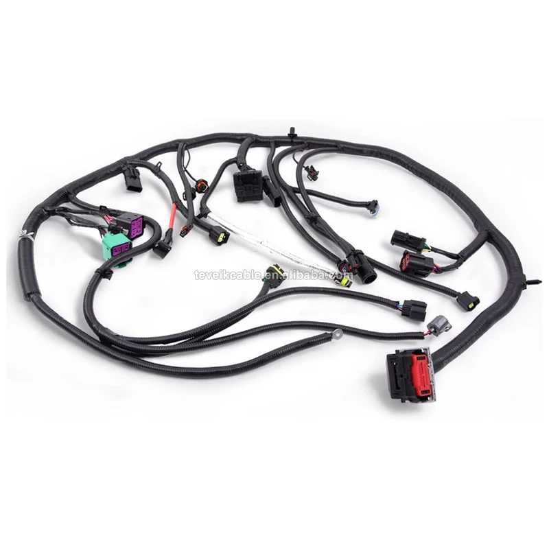 custom Engine Automotive wire harness Kit complete Car 2jz wiring harness Engine Wiring Harness with 4l60E Ls1 Swap 1997-2006
