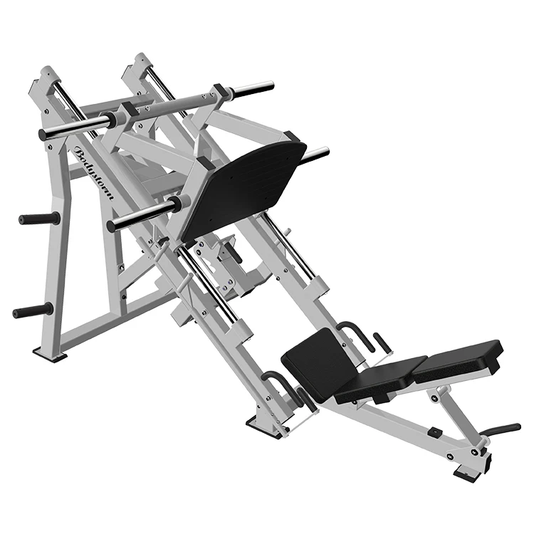 2022 Commercial Gym Fitness Equipment 40 Degree Leg Press with Steel Leg Curl Extension Plate Loaded Machine