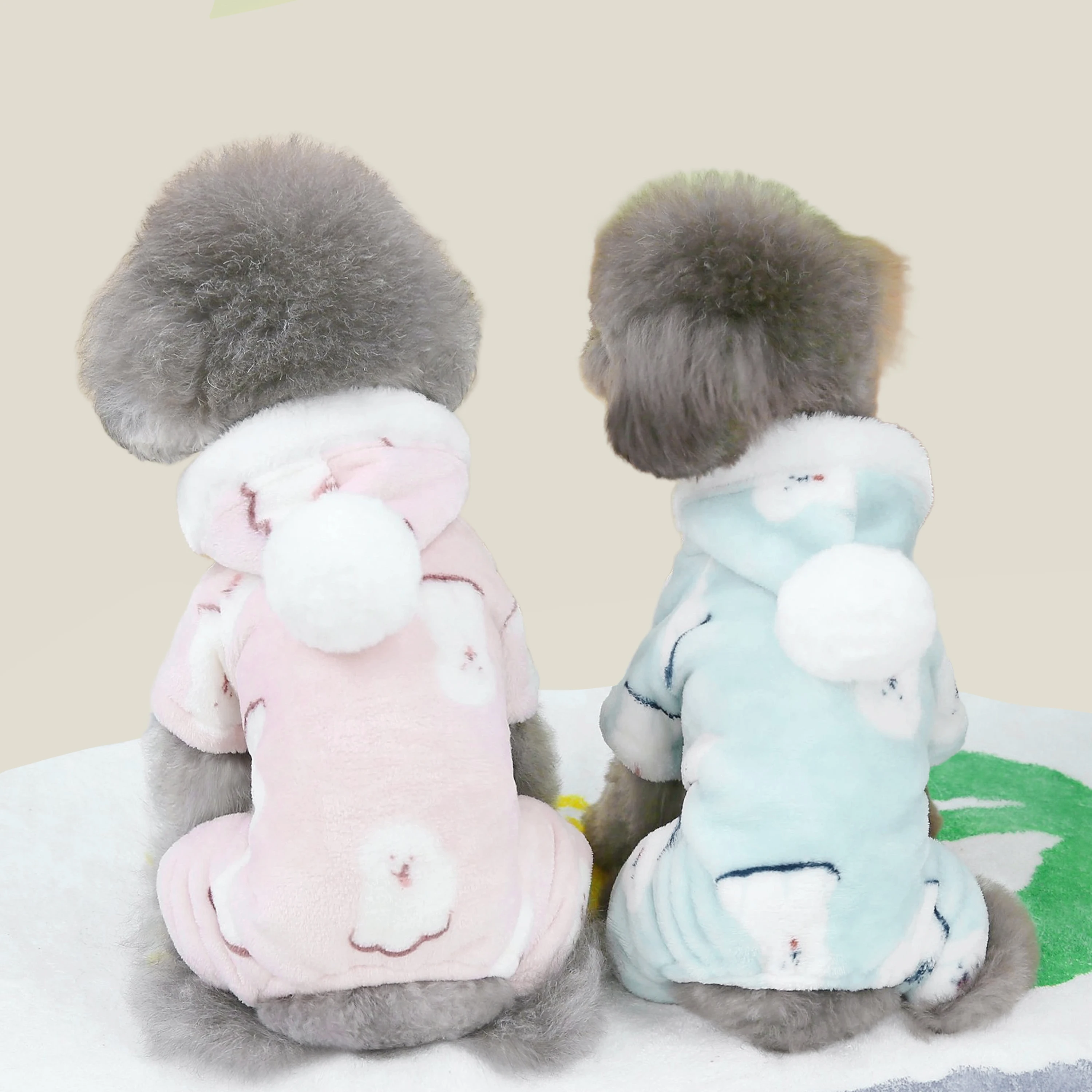 2023 Dog Winter Cotton-padded Clothes Cotton Coat Lovable Warm Dog Cloth Pet Clothes