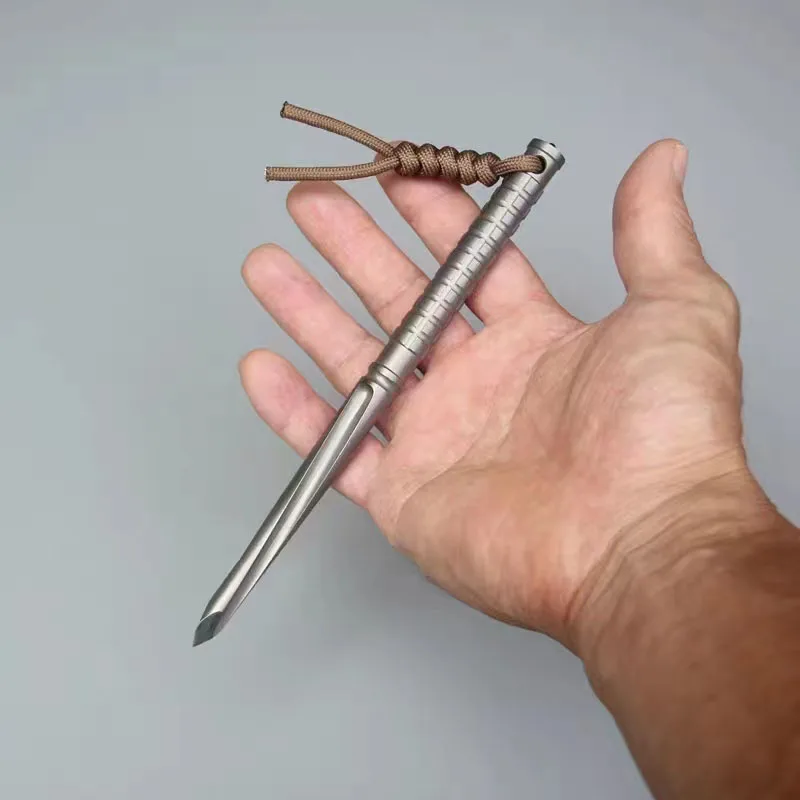 Titanium Ice Pick Titanium ice peg Outdoor Camping Fishing Tools