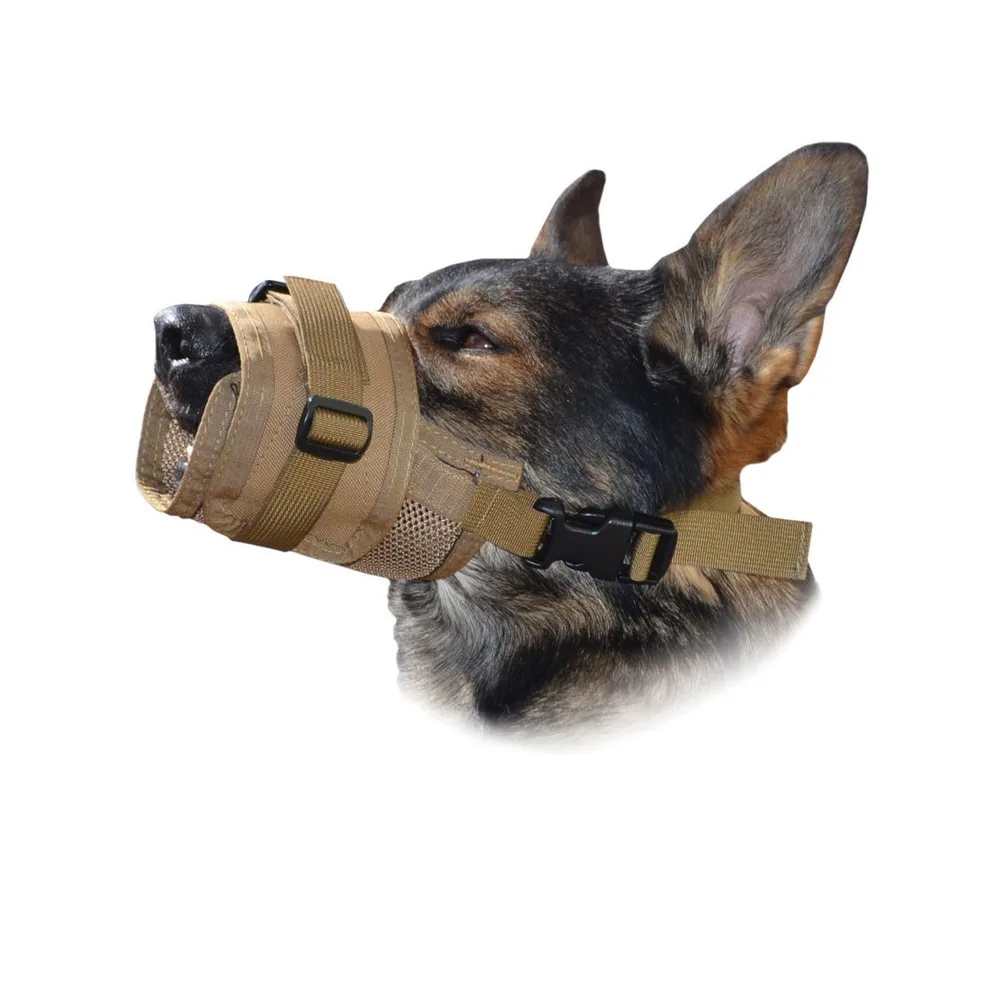 Customized High Quality Anti-Bite Genuine Leather Pet Dog Protect Mouth Muzzle Cover