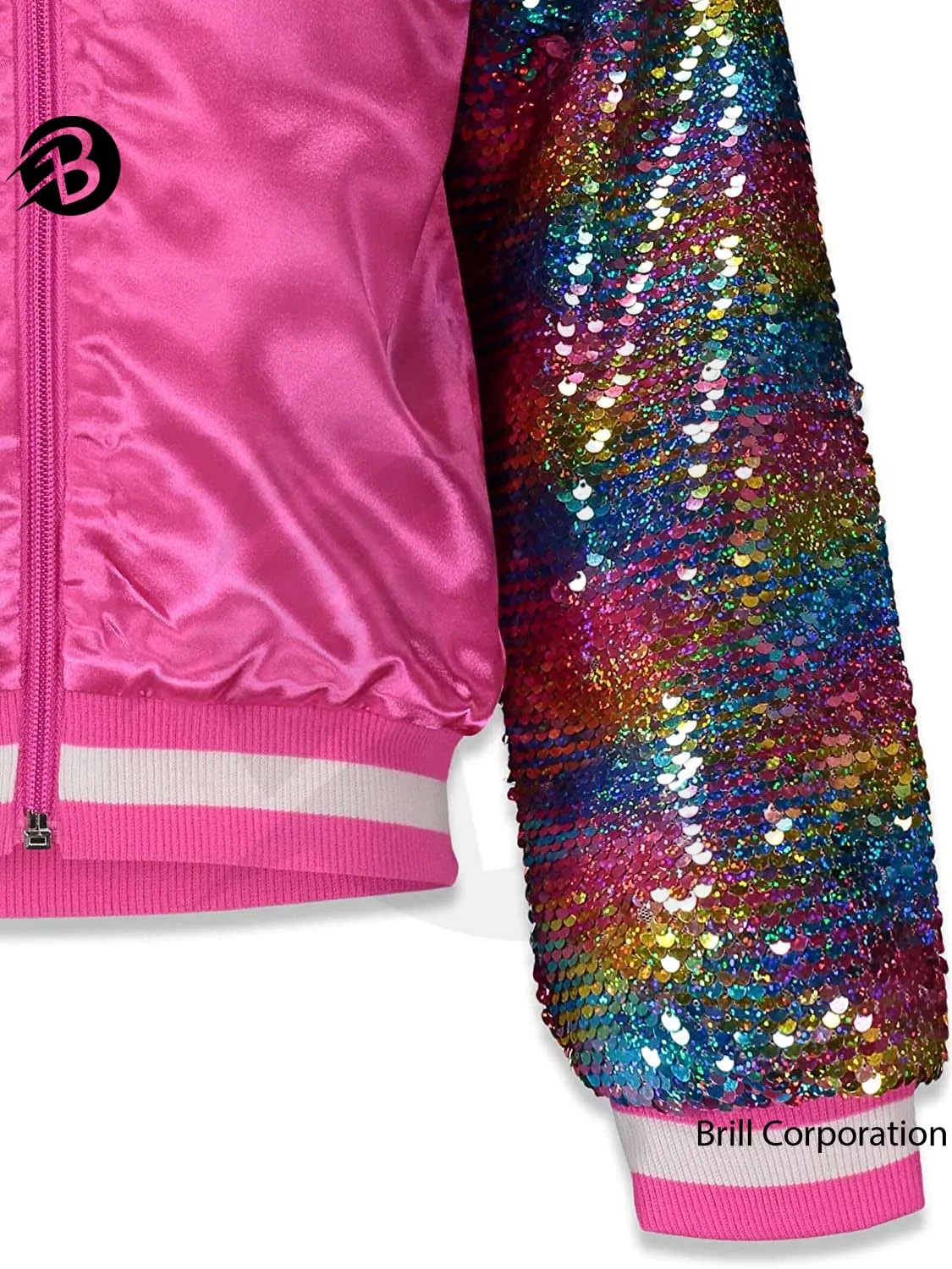 Toddler Bomber Jacket For Kids Girl | Custom Printed Quilted Jacket Girl