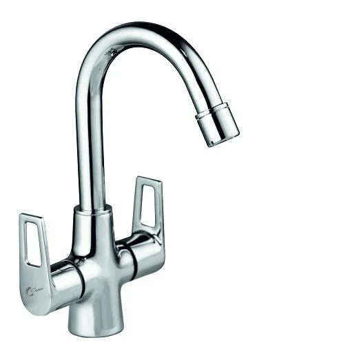 CORSA DELTA series Centre Hole Basin Mixer deck mount Brass Chrome finish Quarter Turn for Basin kitchen bathroom outdoor use