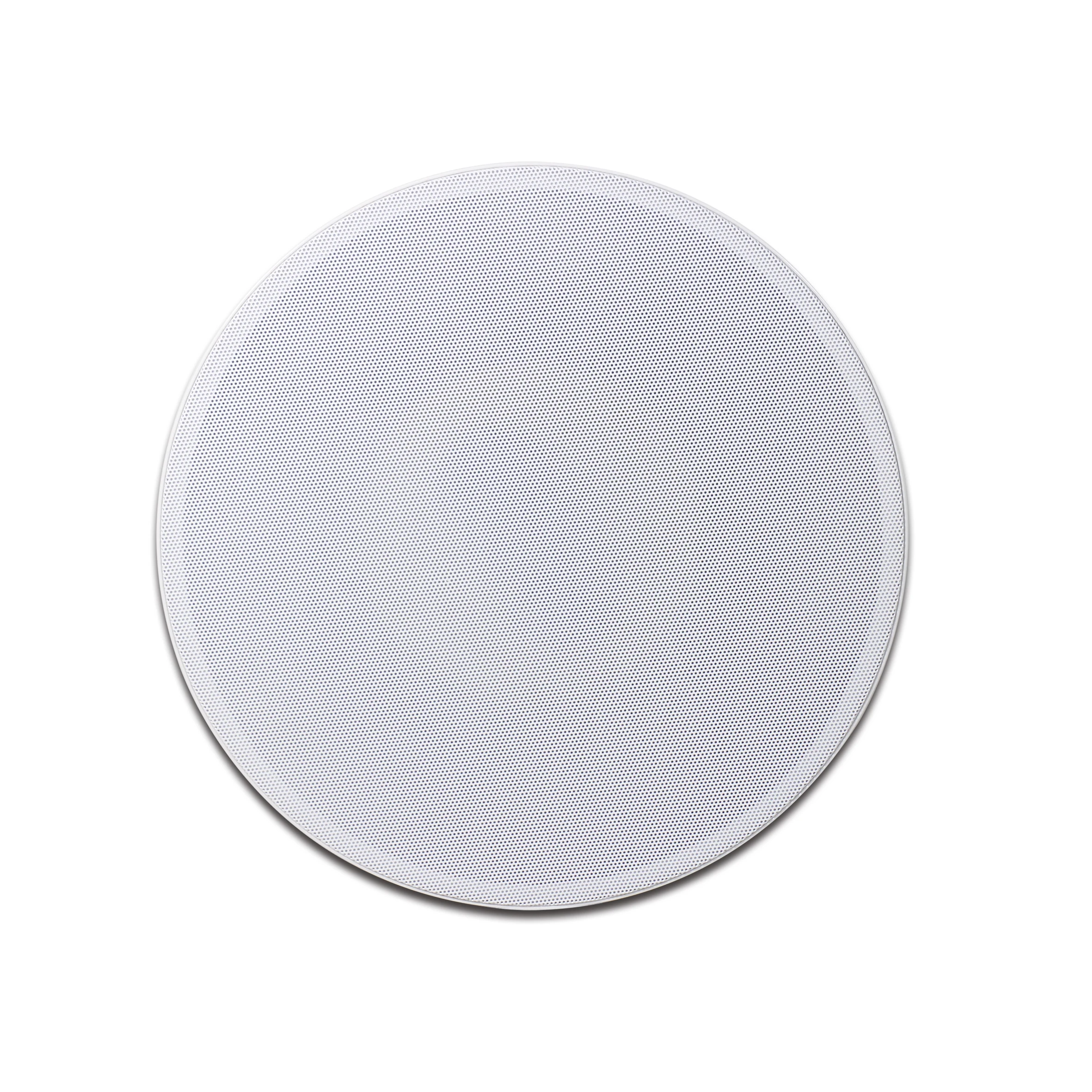 High Performance 2 Way Speaker 6.5 Inch 50W at 4 Ohm ABS Ceiling Speaker with Crossover Dual Voice Coil and Dual Tweeter