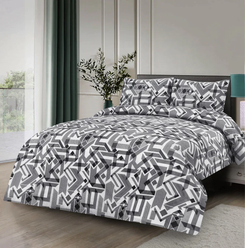 Luxury design Home Textile 4 Pieces bedding sets, 100% polyester microfiber 3D Printed Queen/king size printed bed sheets set