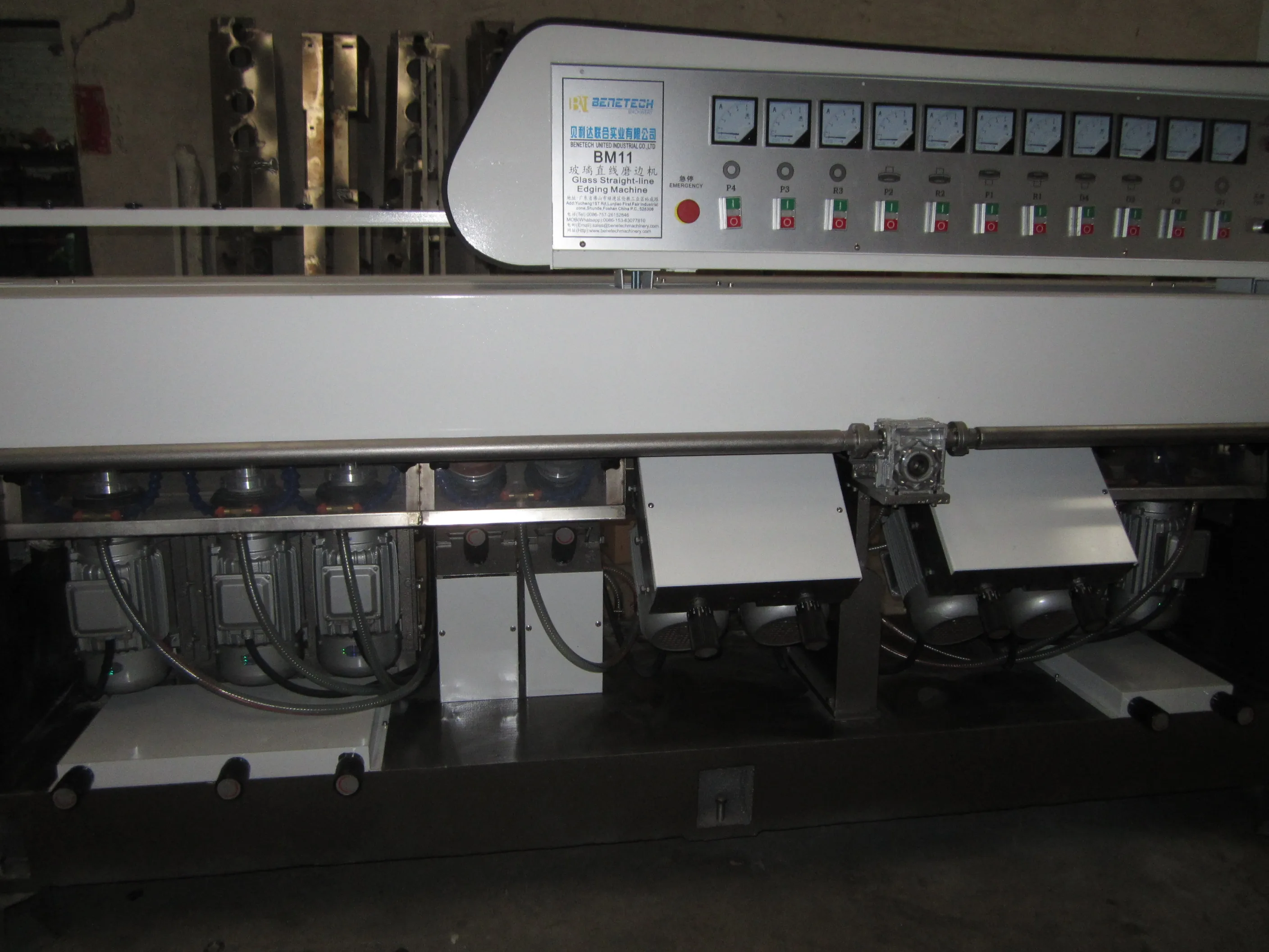 straight line Glass edging machine 11 spindles