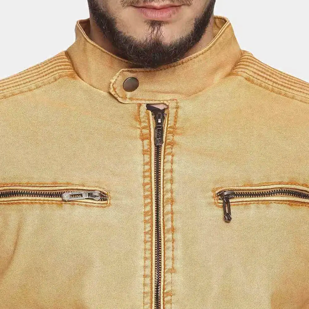 High Selling Eco Friendly Material Men Leather Jacket New Design Breathable Comfortable Fabric Male Leather Jacket For Boys