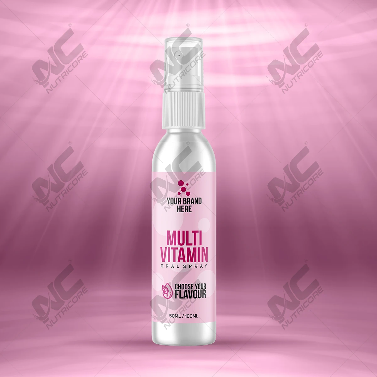 Custom Label Healthcare Supplement Multivitamin Spray for Bulk Purchase