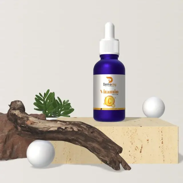 Natural Organic Skin Care Anti Aging Brightening Whitening Hyaluronic Acid Vitamin C Face Serum 30ml for Facial Care
