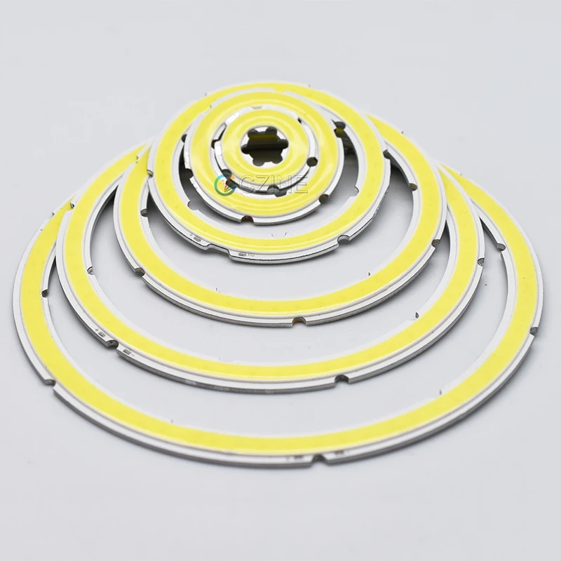 Универсальный 12V 12w 6000k cri 95 высокой мощности cob angel eyes ring chip led для автомобильного освещения