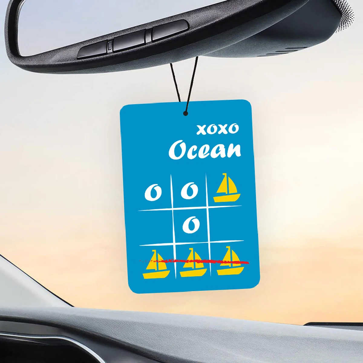 Hot Sale Decorative Air Freshener Cardboard Game Over Passion Ocean Pirate Sunshine Love Exotic Long lasting High Quality