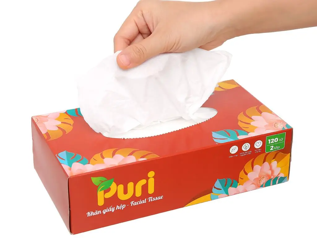Puri paper towel 2 layer box 180 sheets