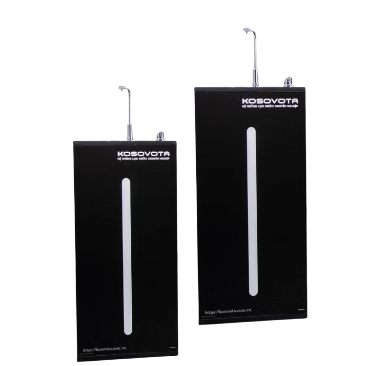 Hot And Cold Water Dispenser Has A RO Drinking Water Filtration System For Commercial And Home Use