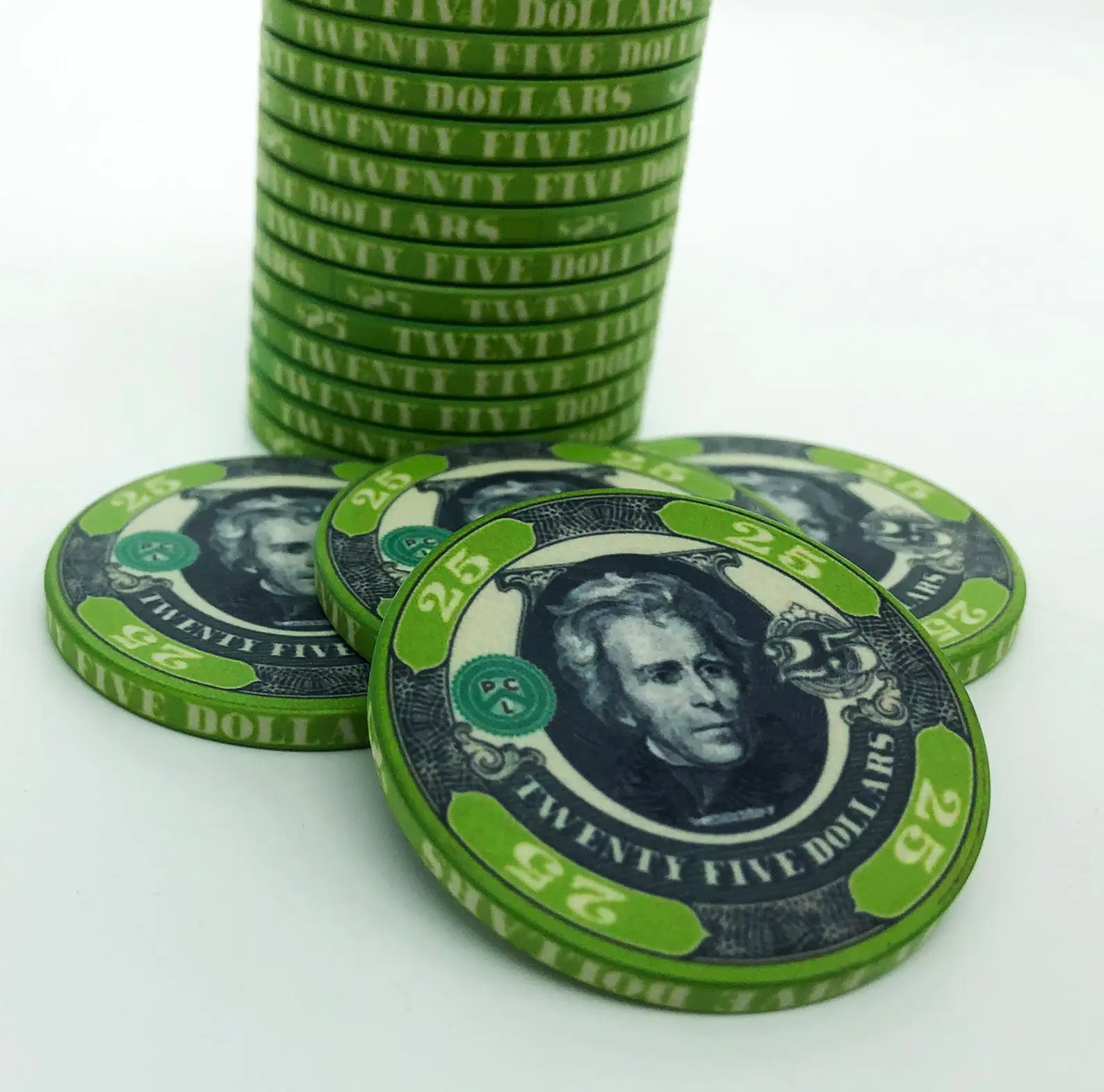Customisable Casino quality 10 grams Ceramic Material Poker Chips 40MM poker chips with customised design colour and logo