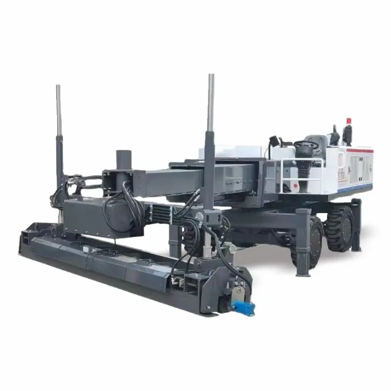 Concrete Laser Screed Four-Wheel Self-Leveling Concrete Laser Screed Machine Boom Laser Screed