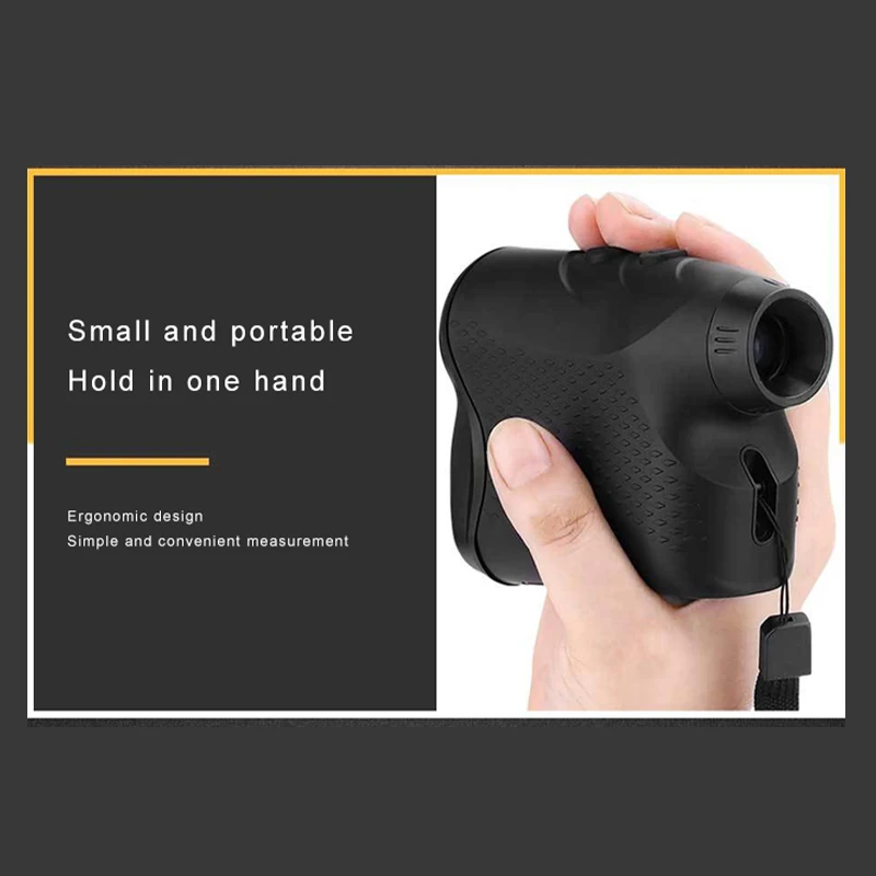 Outdoor 1500M Digital Optical Distance Meter Hunting Golf Rangefinder With Display Screen