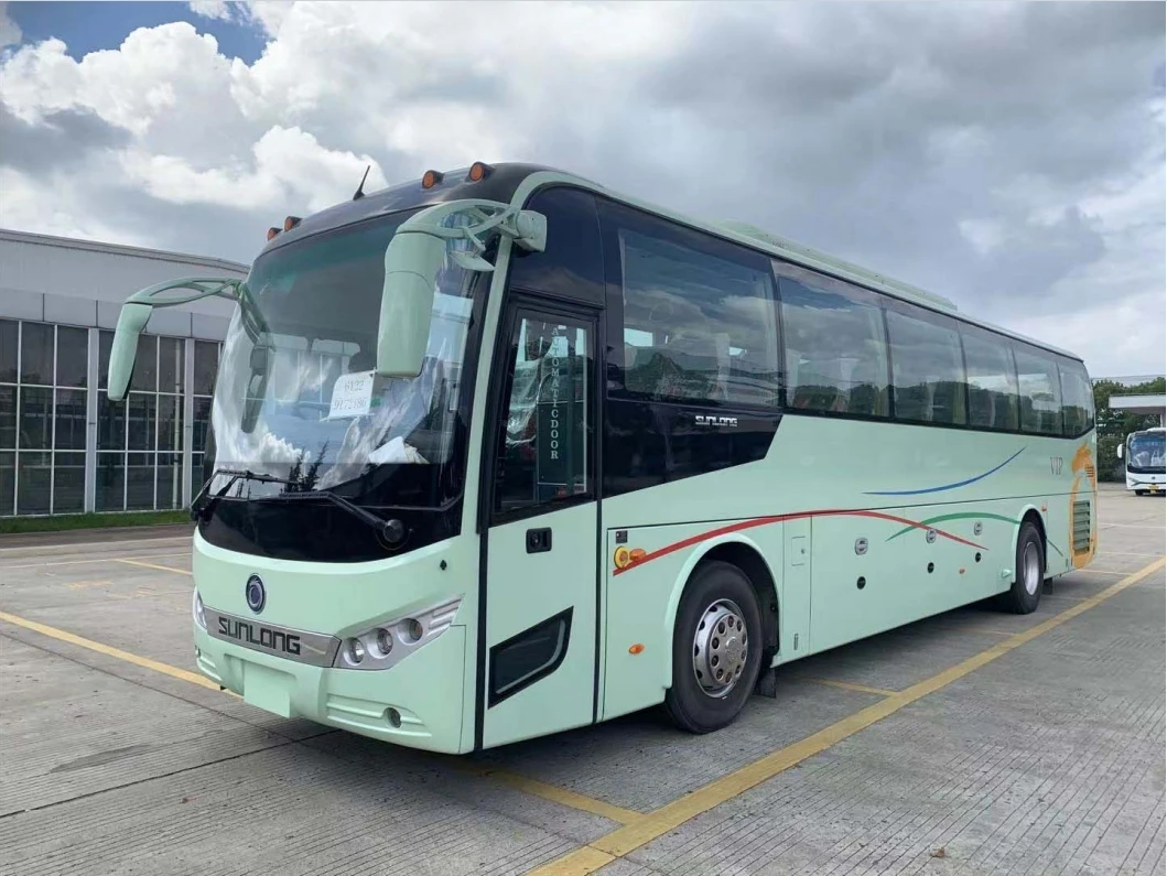 Новый автобус Sunlong с правым рулем 47 местный задний двигатель Евро 3 туристический A/C для Tanzania Zimbabwe Kenya