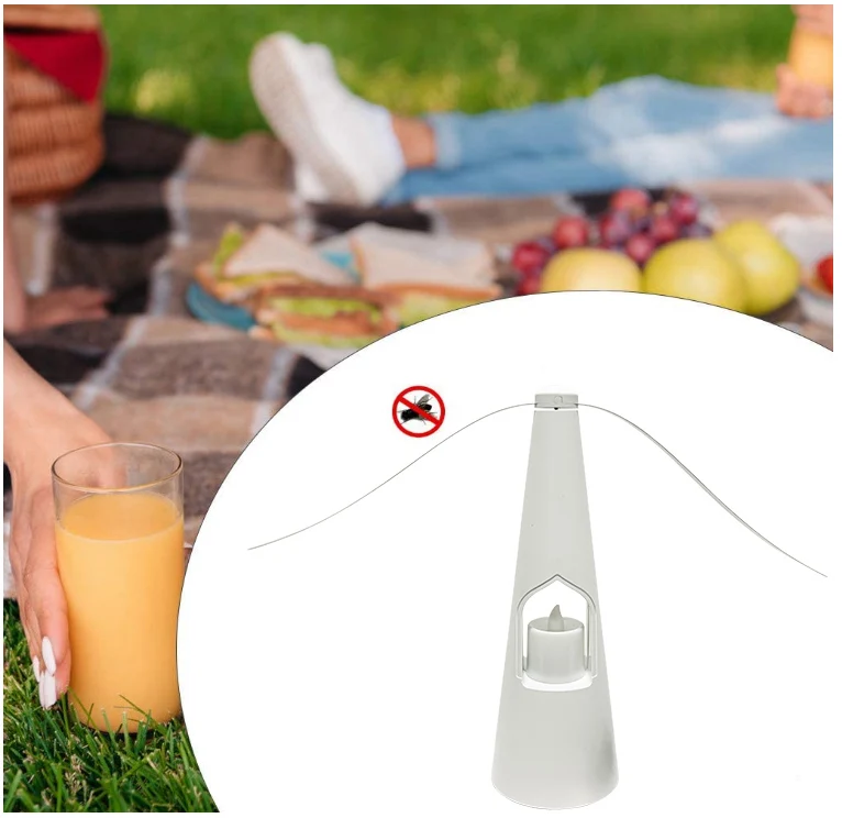 Factory Keep Flies and Bugs Away USB Charging Battery Powered Soft Blades Fly Repellent Fans for Tables